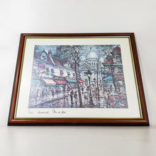 Cargar imagen en el visor de la galería, Cuadro Litografía París Jacques Chardon Montmartre, 1982
