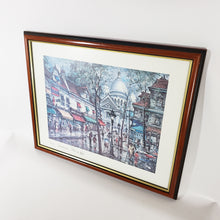 Cargar imagen en el visor de la galería, Cuadro Litografía París Jacques Chardon Montmartre, 1982
