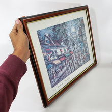 Cargar imagen en el visor de la galería, Cuadro Litografía París Jacques Chardon Montmartre, 1982
