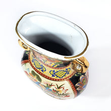 Cargar imagen en el visor de la galería, Jarrón Tibor de Porcelana Asiático Vintage, 20 cm alto
