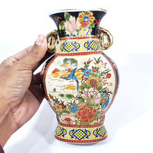 Cargar imagen en el visor de la galería, Jarrón Tibor de Porcelana Asiático Vintage, 20 cm alto

