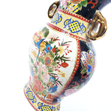 Cargar imagen en el visor de la galería, Jarrón Tibor de Porcelana Asiático Vintage, 20 cm alto
