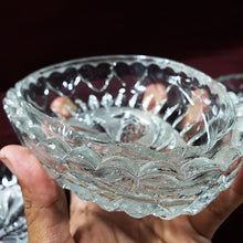 Cargar imagen en el visor de la galería, Antiguo Par Alhajeros Dulceros Cristal Esmerilado Aves
