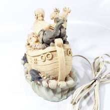 Cargar imagen en el visor de la galería, Lámpara Infantil Arca de Noé Vintage, Coleccionable, Resina
