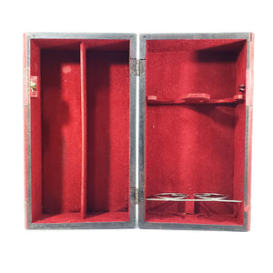 Antigua Caja Vinos forma Enciclopedia Libros, Cava Vintage