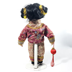 Muñeca Antigua Porcelana Asiática Coleccionable, Traje Tradicional Chino