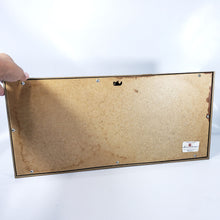 Cargar imagen en el visor de la galería, Recuadro Espejo Vintage Última Cena en Relieve Plástico Dorado
