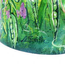 Cargar imagen en el visor de la galería, Tetera Decorativa Antigua Pintada Óleo Cosecha y Vegetales
