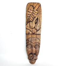 Cargar imagen en el visor de la galería, Figura Máscara Tribal Rostro Tallado Madera para Pared
