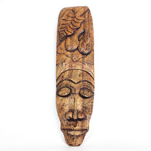 Cargar imagen en el visor de la galería, Figura Máscara Tribal Rostro Tallado Madera para Pared
