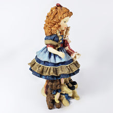 Cargar imagen en el visor de la galería, Figura Niña Victoriana Coleccionable Muñeca Vintage 33 cm
