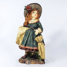 Cargar imagen en el visor de la galería, Escultura Dama Victoriana Coleccionable Muñeca Vintage 31 cm
