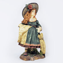 Cargar imagen en el visor de la galería, Escultura Dama Victoriana Coleccionable Muñeca Vintage 31 cm
