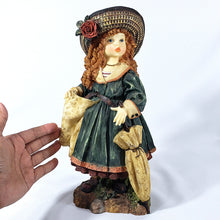 Cargar imagen en el visor de la galería, Escultura Dama Victoriana Coleccionable Muñeca Vintage 31 cm
