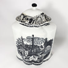 Cargar imagen en el visor de la galería, Jarrón Tibor Porcelana con Tapa Estilo Antiguo Vintage

