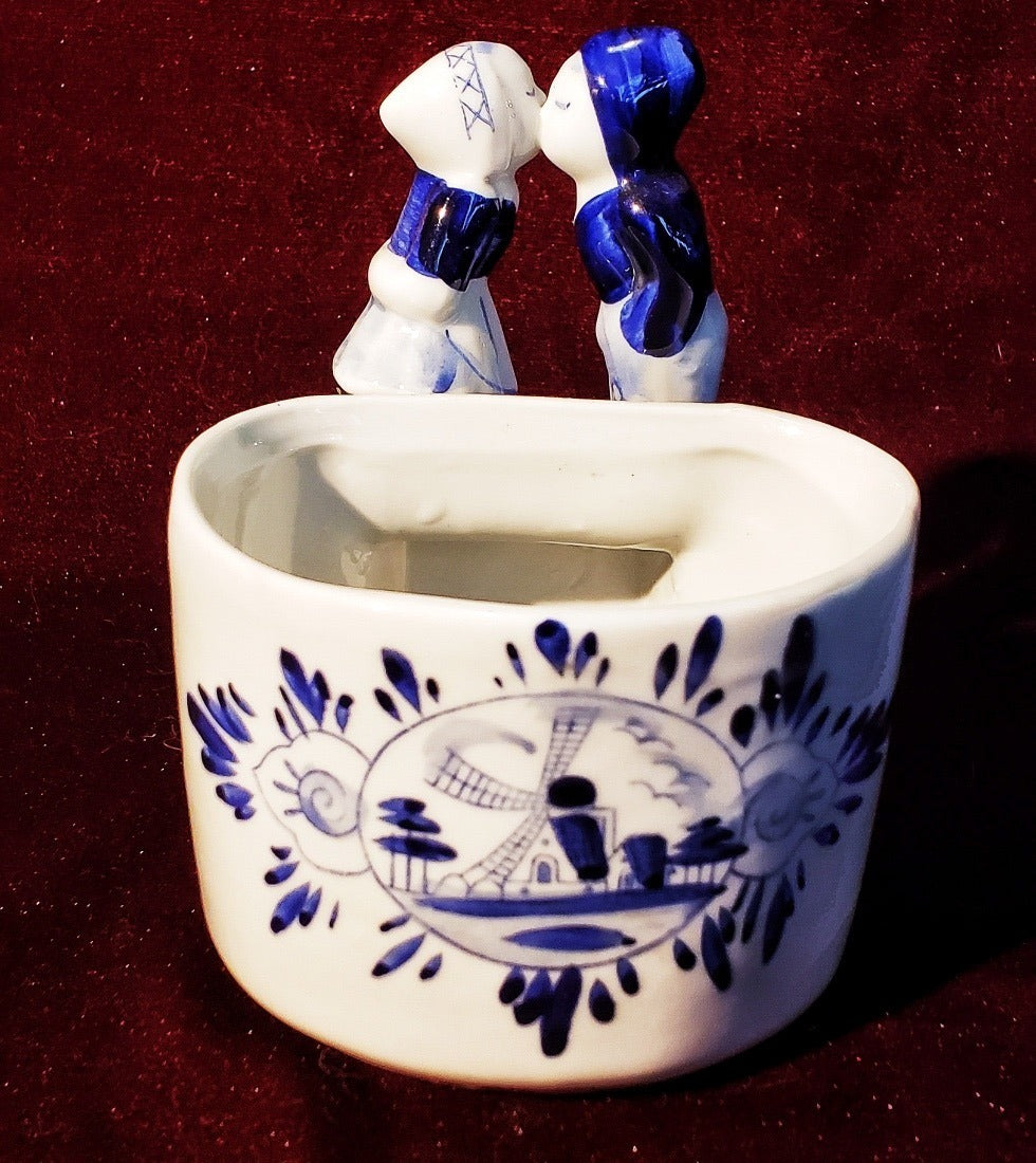 Recipiente Holandés Para Jardín. Maceta De Porcelana.