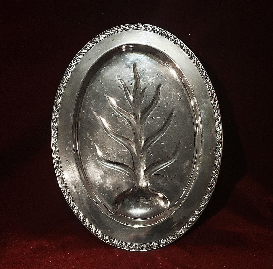 Bandeja Baño De Plata Antigua Para Carne, Wm Rogers And Son