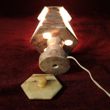 Cargar imagen en el visor de la galería, Lámpara Antigua Pequeña De Ónix
