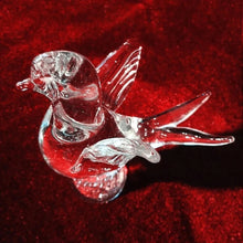 Cargar imagen en el visor de la galería, Figura Vintage De Paloma Realizada En Cristal
