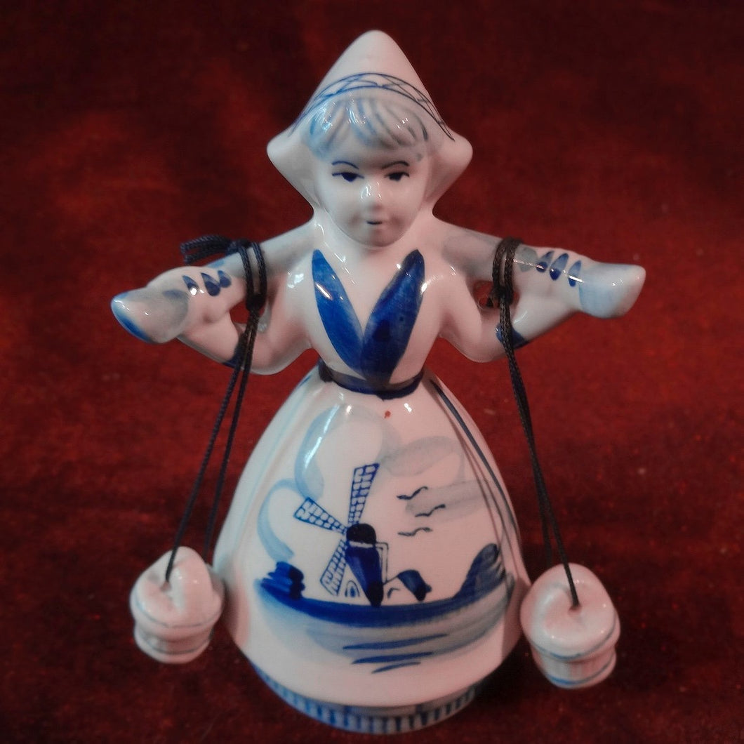 Campana Porcelana Holandesa De Campesina