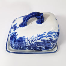 Cargar imagen en el visor de la galería, Antigua Quesera Victoriana Porcelana Vintage Domo 80s
