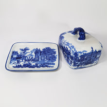 Cargar imagen en el visor de la galería, Antigua Quesera Victoriana Porcelana Vintage Domo 80s
