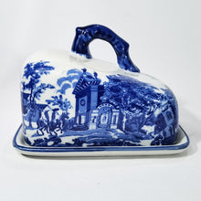 Cargar imagen en el visor de la galería, Antigua Quesera Victoriana Porcelana Vintage Domo 80s
