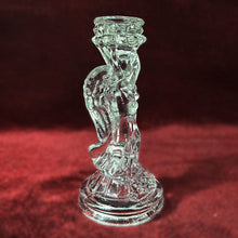 Cargar imagen en el visor de la galería, Porta Velas Ángel Cristal Candelabro Vintage 90s
