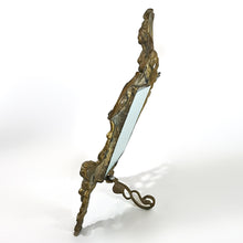 Cargar imagen en el visor de la galería, Antiguo Espejo Bronce Victoriano Art Nouveau Vintage
