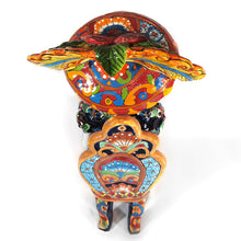 Cargar imagen en el visor de la galería, Catrina de Talavera Mayólica Gerardo García Artesanía 45 cm
