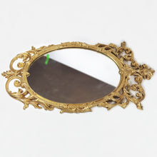 Cargar imagen en el visor de la galería, Antiguo Espejo Estilo Art Nouveau Barroco Hierro Vintage 70s
