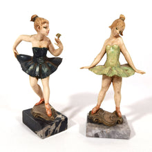 Cargar imagen en el visor de la galería, Antiguo Par Bailarinas Fontanini Depose Italy Vintage 50s
