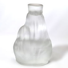 Cargar imagen en el visor de la galería, Antigua Virgen Madona Cristal Esmerilado Frosted Vintage 90s
