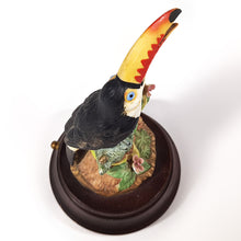 Cargar imagen en el visor de la galería, Antigua Figura Tucán Porcelana Musical Coleccionable Vintage
