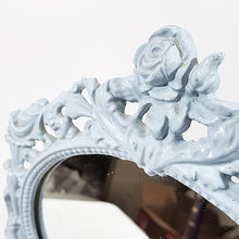 Cargar imagen en el visor de la galería, Antiguo Espejo Metal Mesa Estilo Barroco Vintage Art Nouveau
