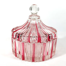 Cargar imagen en el visor de la galería, Bombonera Vintage Bowl Cristal Joyero Alhajero Grande
