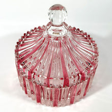 Cargar imagen en el visor de la galería, Bombonera Vintage Bowl Cristal Joyero Alhajero Grande
