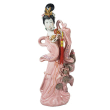 Cargar imagen en el visor de la galería, Antigua Figura Geisha Porcelana Japonesa, Coleccionable
