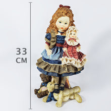 Cargar imagen en el visor de la galería, Figura Niña Victoriana Coleccionable Muñeca Vintage 33 cm
